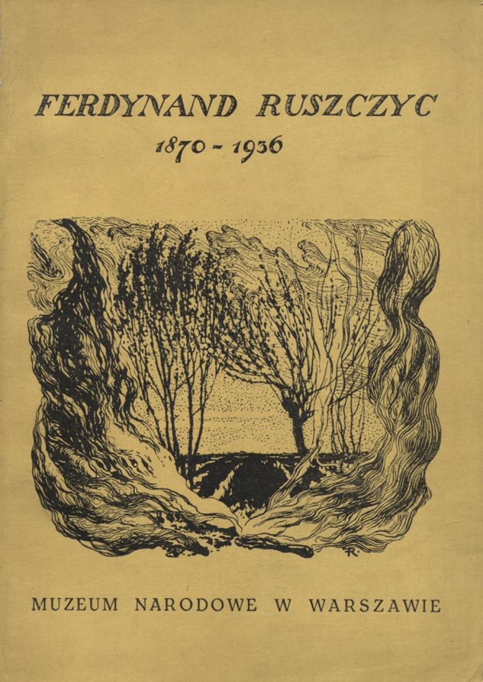 Katalogas „Ferdynand Ruszczyc 1870-1936“, 1964 m.